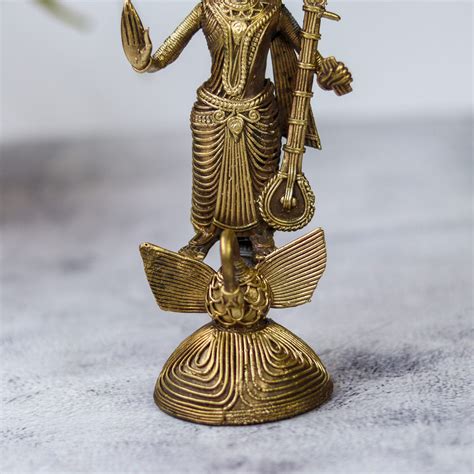 Dokra Saraswati Small – The Bengal Store
