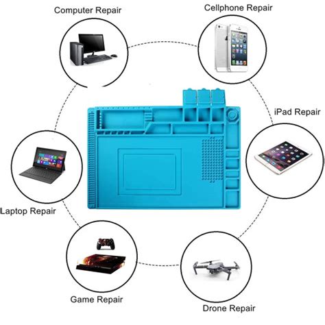 Magnetic Electronics Work Mat – Heat Resistant & Durable