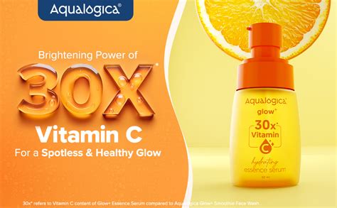 Aqualogica Glow+ 30X* Vitamin C Hydrating Essence Serum- 50ml ...