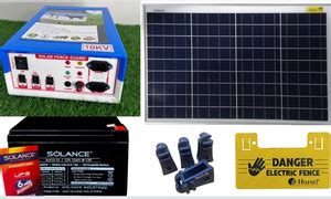 gernic Zatka Machine kit 50 Bigha 10kv set (machine, battery,panel ...