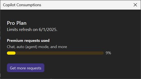 GitHub Copilot の使用状況とモデル - Visual Studio (Windows) | Microsoft Learn