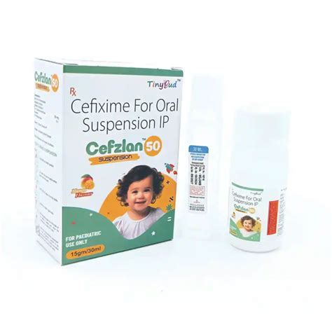 Cefzlan 50 Dry Syrup (Cefixime 50mg/5ml)