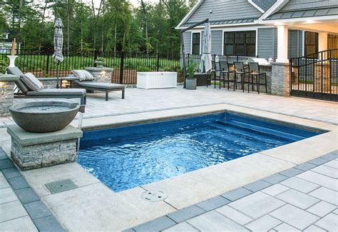 Radiance 16 - Small 10' x 16' Fiberglass Plunge Pool