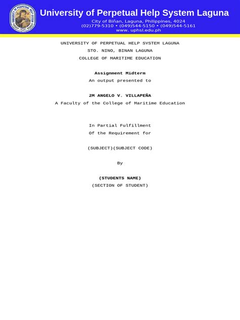assignment Format | PDF | Water Transport | Shipping