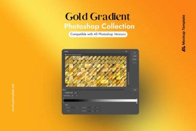 234 Gold Gradient Photoshop Pack (FREE)