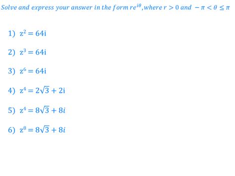Advanced Higher Maths Nth Root Complex Numbers 的图像结果