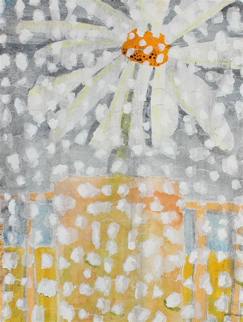 Carol Maddison - 2022 Oil, Spotted Daisy von Carol Maddison: (2022) Signed by Author(s) Kunst ...