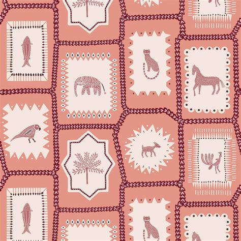 Folk Tales Wallpaper - Jaipur Pink – Safomasi