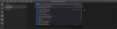 Image result for In Visual Studio Code AWS CLI