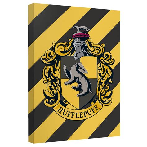 Trevco Harry Potter/Hufflepuff Crest H Cnvs Wall Art with BK Board ...