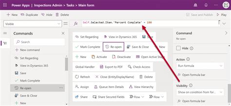 Image result for PowerApps Custom Command Bar