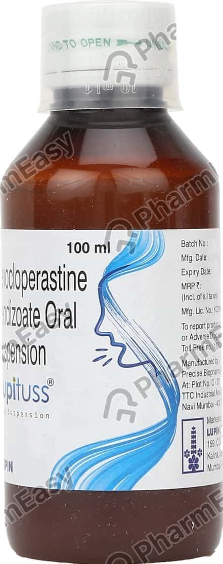 Lupituss 20 MG Suspension (100): Uses, Side Effects, Price & Dosage ...