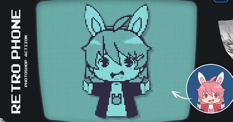 Retro Phone Photoshop Action — Teletype