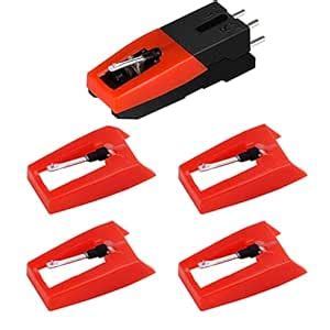 5Pcs Record Player Needle Set, 1 Record Player Turntable Cartridge with ...