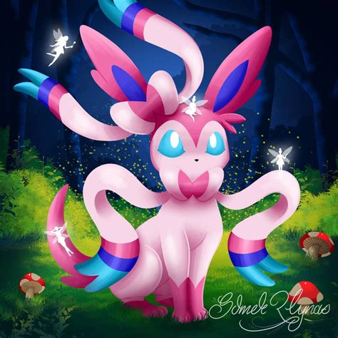 Sylveon Fanart by ArtiSom on DeviantArt