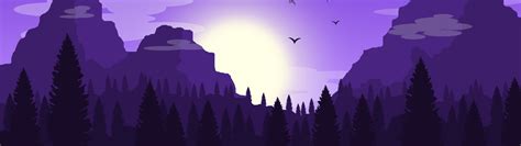 3840x1080 Resolution Purple Artistic Landscape HD Digital Art Sunset ...