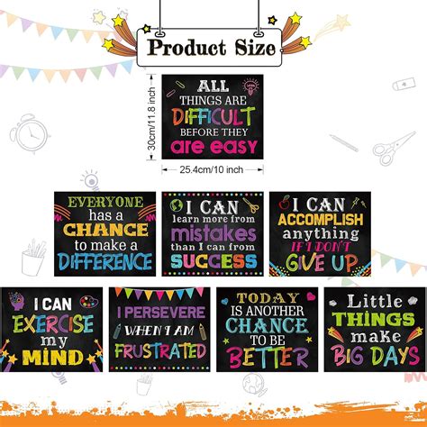 Marspark Motivational Growth Mindset Posters for Classroom India | Ubuy