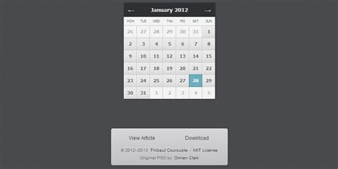 Image result for Event Calendar HTML Code