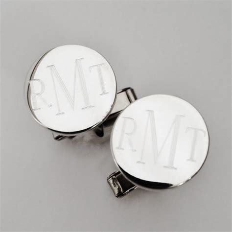 Image result for Monogram Cufflinks
