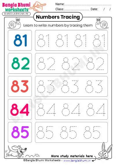 Free English Numbers Tracing Worksheets 2026 PDF Download - Fun ...