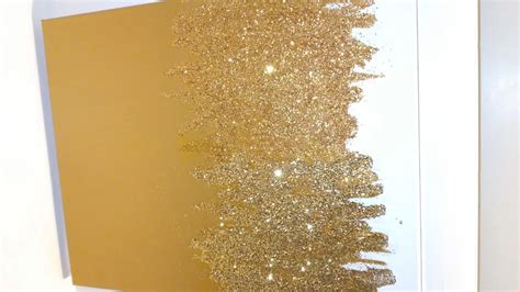 Gold glitter painting – Artofit