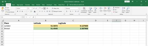 Image result for Excel Distance Calculator