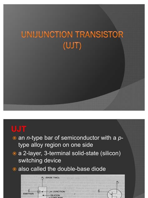 Unijunction Transistor | PDF