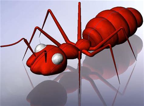 3d蚂蚁模型,蚂蚁3d模型下载_学哟网