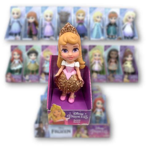 Buy Disney Princess Mini Poseable Miniature 3.5 Doll Sleeping Beauty ...