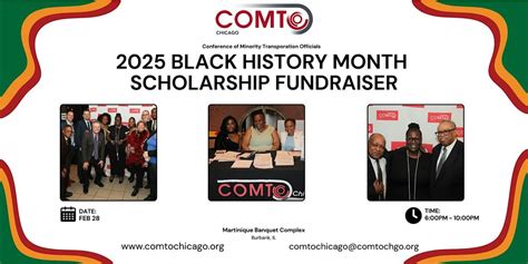 2025 COMTO Chicago Black History Month Scholarship Fundraiser, The ...