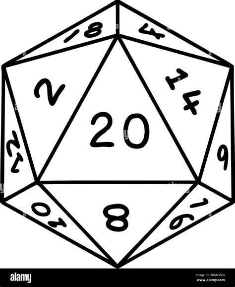 D20 tattoo Black and White Stock Photos & Images - Alamy