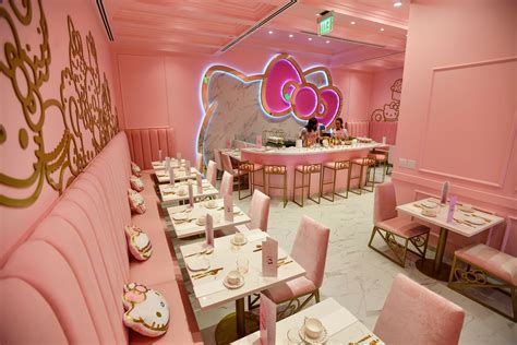 The first permanent Hello Kitty Grand Cafe Sanrio in the U.S. opens at ...