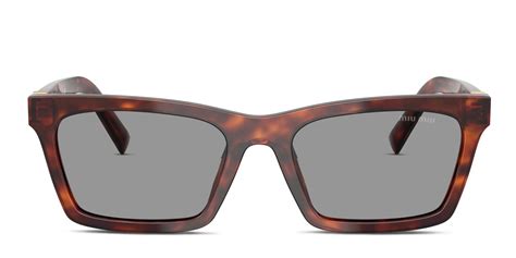 Miu Miu MUA05S tortoise , brown frame with grey lenses. Lenses provide ...