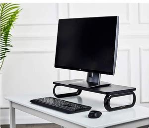 Indian Decor 29740 Wood Monitor Screen Riser Stand esktop Stand with ...