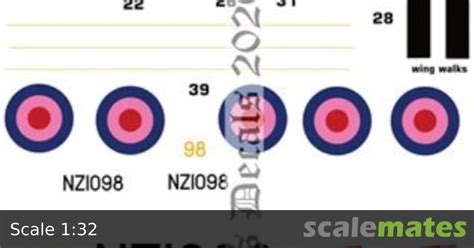 Warbird - Harvard NZ1098, Oldmodels Decals OMD1346 (2020)