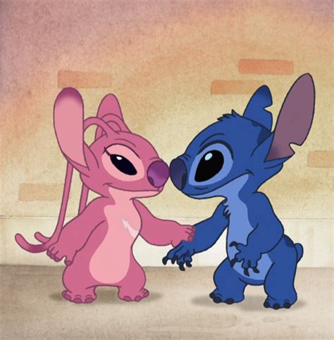 Stitch and Angel by dragonkingeevee on DeviantArt