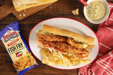 Classic Fried Fish Po’ Boy - Louisiana Fish Fry