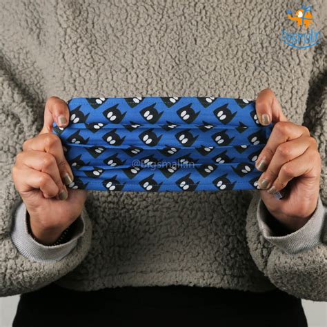 Batman Printed Cotton Mask With Filter – Bigsmall.in