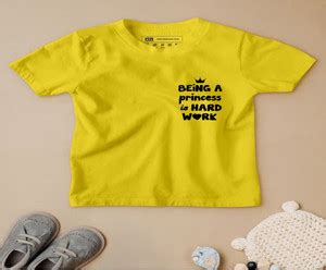 VEE SAA Solid Women Round Neck Yellow T-Shirt - Buy VEE SAA Solid Women ...