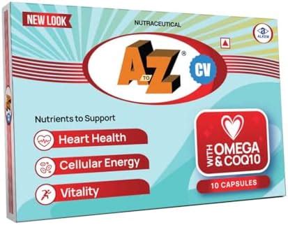 A to Z CV – Heart & Fertility Support | With CoQ10, Omega-3 ...