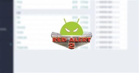 Red Alert Android 的图像结果