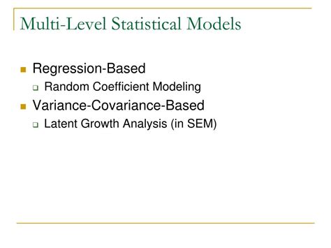 Multi-Level Model Assumptions 的图像结果