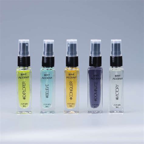 BRIT ACCENT | Perfume Gift Pack for Men | 5 x 8ml | Premium Fragrances ...