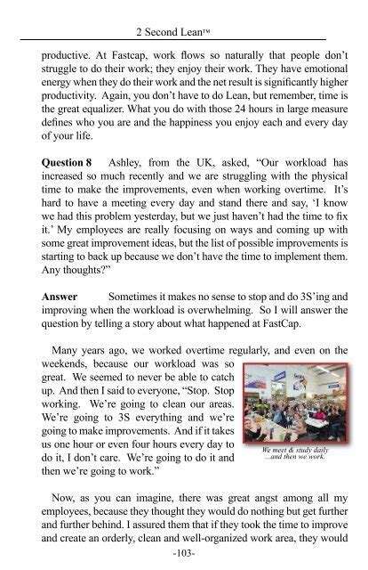 Image result for 2 Second Lean Tips