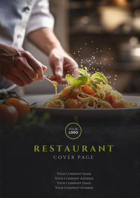 Restaurant Business Plan Cover Page 的图像结果