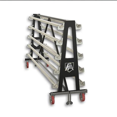 Facility Armor Mobile Storage Rack l Roll Gym Floor Covering