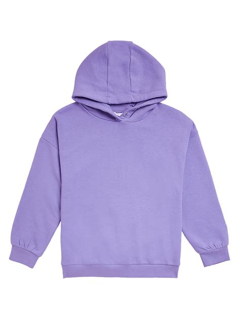 Buy Cotton Rich Plain Hoodie (6-16 Yrs) at Marks & Spencer
