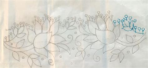 Aari embroidery blouses with tracing paper