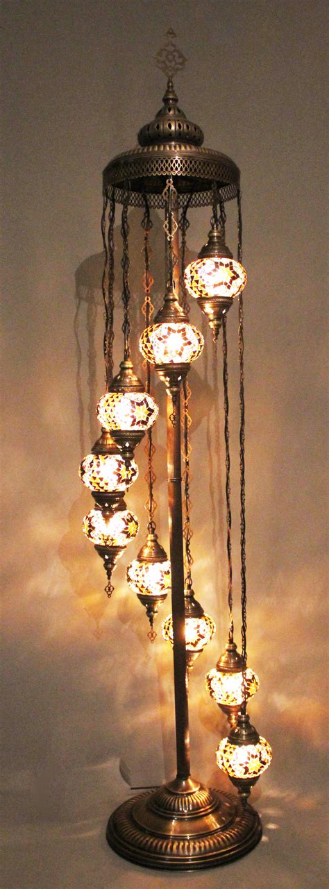 Waterfall Floor Lamp Globes