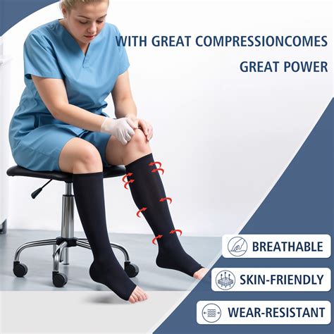 Cofoe Medical Varicose Veins Socks Compression Pain Relief Elastic Anti-thrombosis Pressure ...